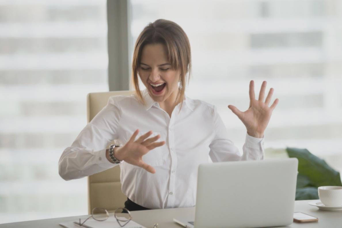 Entwickler arbeitet an Website-Performance