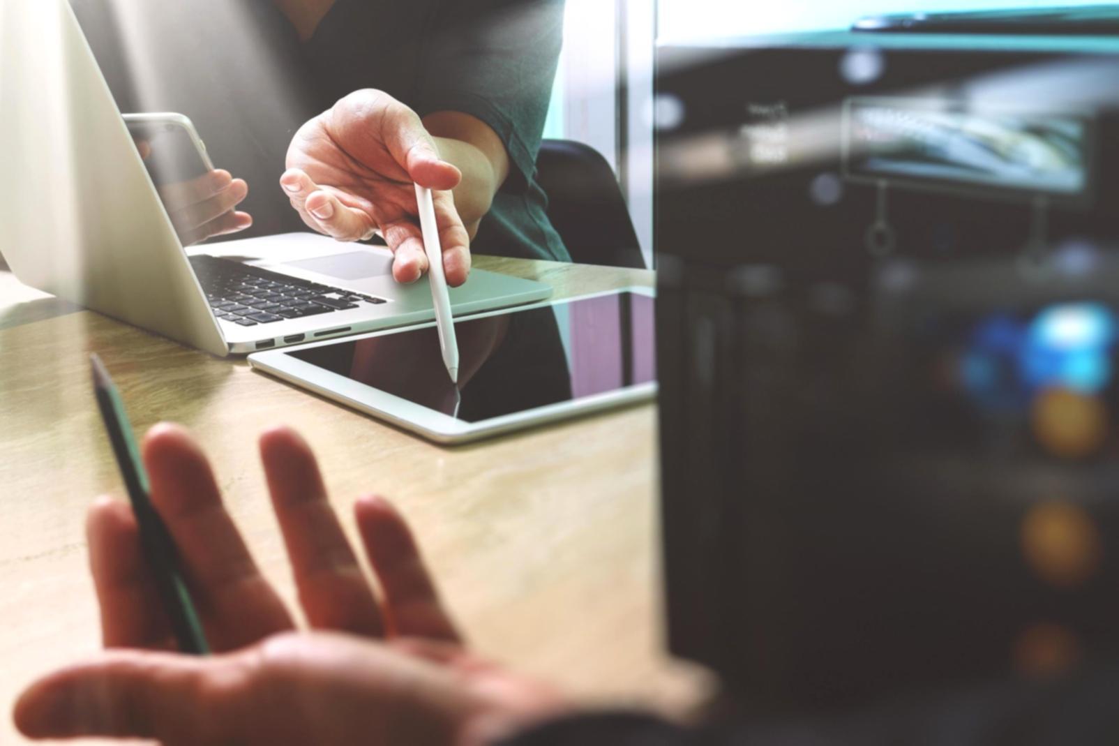 Teilnehmer bei interaktiver Webinar-Session